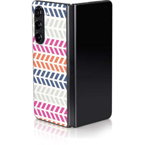 Striped Chevron Galaxy Z Fold5 5G Skin